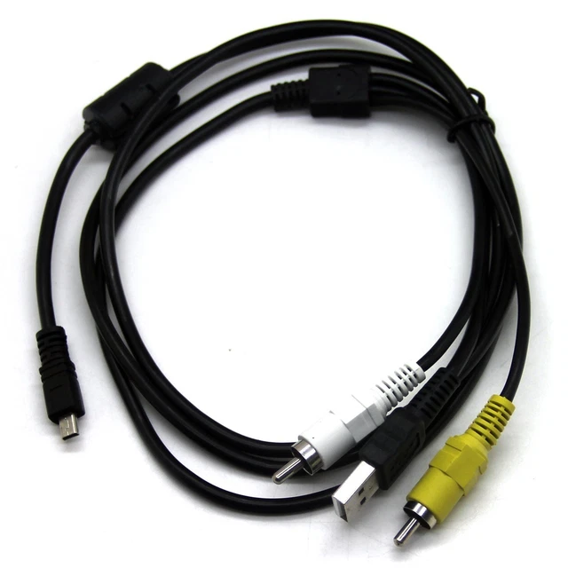 USB Data AV Video Cable Cord For UC-E6 NIKON CoolPix 8800 L1 L10 L100 L11 L12