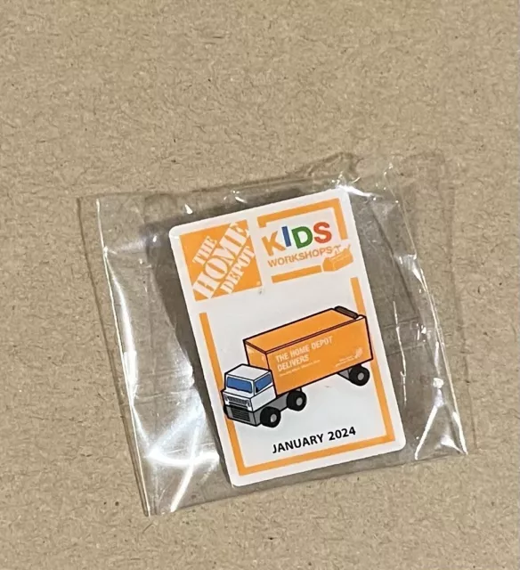 NEW JANUARY 2024 Home Depot Kids Pin (Home Depot Delivery