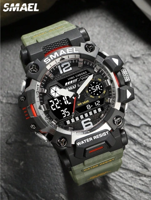 Acquista Orologio digitale, orologio sportivo per esterni, orologio da polso impermeabile per nuoto 50M, sveglia, calendario, cronografo, orologio da uomo a LED in Italia a partire da 2.82