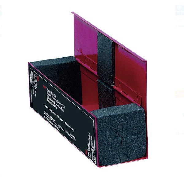 3M Firestop Pass-Through Device, Shape: Square, Up to 3 hr. Fire Rating, Red