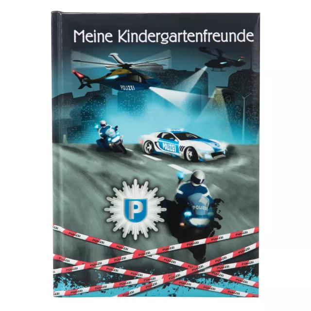Goldbuch A5 Polizei Freundebuch Poesiealbum Kindergarten Schule Junge A5 neu