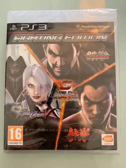 ps3 fighting edition Tekken tag 2, Tekken 6, Soul calibur 5, neuf, retro gaming