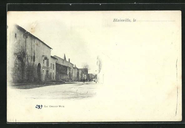 CPA Blainville, La Grand'Rue