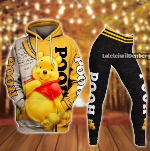 Personalized Winnie the Pooh Disney 3D HOODIE Halloween Gift Best Price Us Size