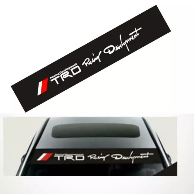 CAR AUTO TRD Vinyl Decal Racing Sticker Reflective Front & Rear Windshield  Decor £8.52 - PicClick UK