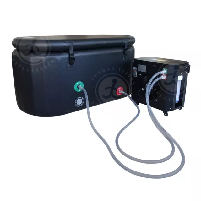 NEW 0.6HP Chiller And Inflatable Ice Bath Cold Plunge Ozone For Sport Recovery