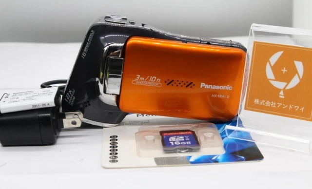 PANASONIC HX-WA10 ORANGE Digital Movie Waterproof Camera