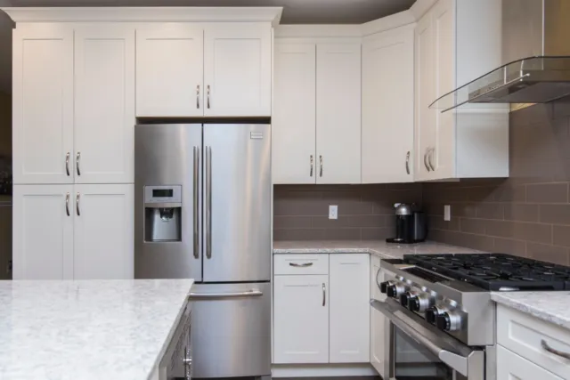 White Shaker Kitchen Cabinets (Wall-36" Height) - RTA