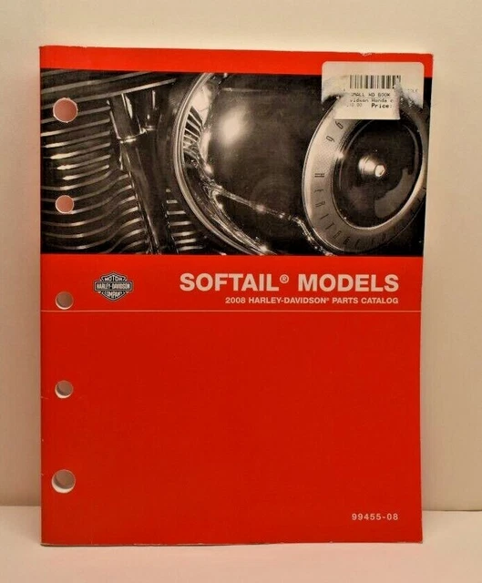 2008 Harley Davidson Softail Models Parts Catalog D1