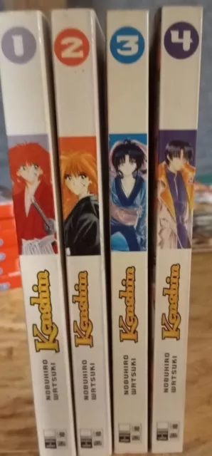 Kenshin Band 1-4 Manga von Nobuhiro Watsuki - Egmont Verlag