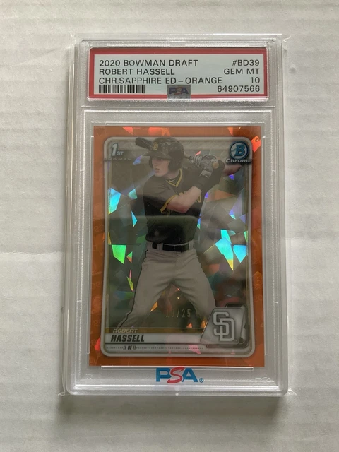 その他 2020 bowman  sapphire robert hassell One 2020 Bowman Chrome Sapphire Robert Hassell RC | eBay