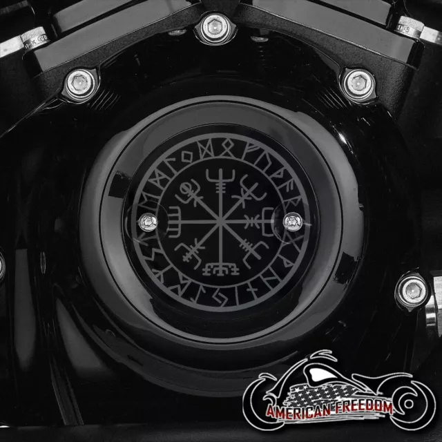 HARLEY DAVIDSON MILWAUKEE 8 EIGHT TIMING POINTS COVER M8 ENGINE Vegvisir symbol