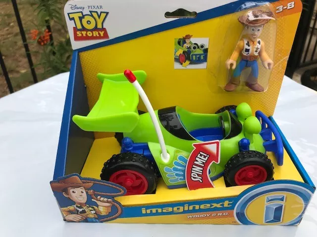 Toy Story Imaginext Vehicle with Action Figure-Woody and RC-New in Packaging