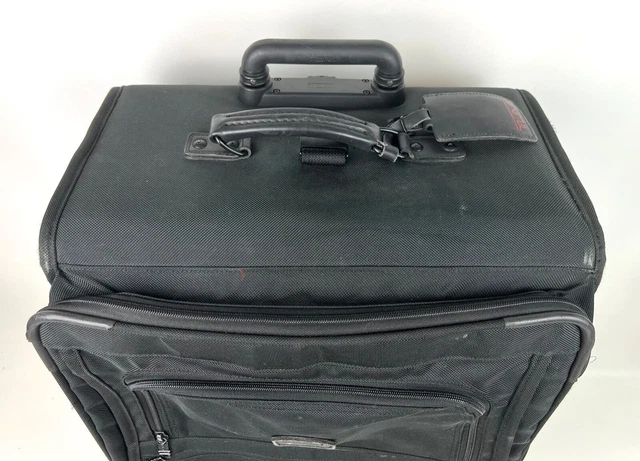 Tumi Alpha 22024D4 Upright Expandable Suitcase Luggage 2 Wheel Rolling 24 x18 2