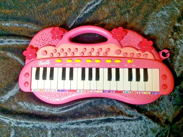 Barbie piano keyboard hot sale