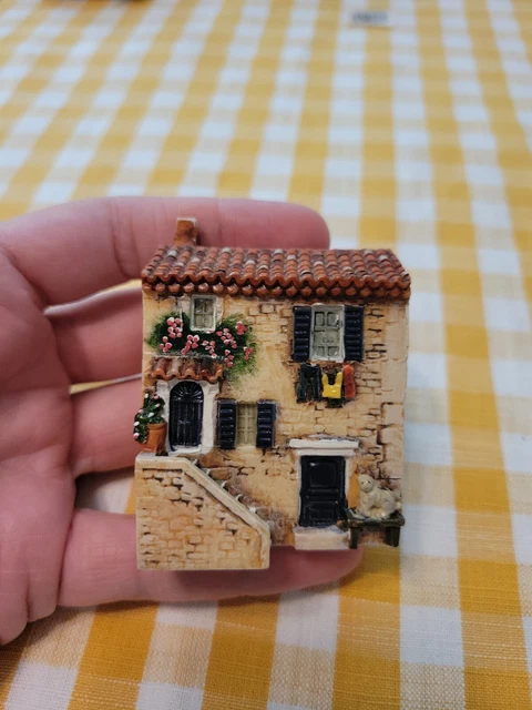 J Carlton Gault French Miniature Provence Building La Maison au Chat - Cat