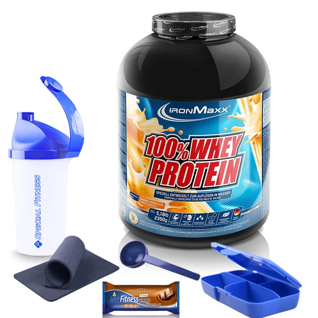 26,34€/kg ++ IronMaxx 100% Whey Protein Eiweiss 2,35kg Dose ++