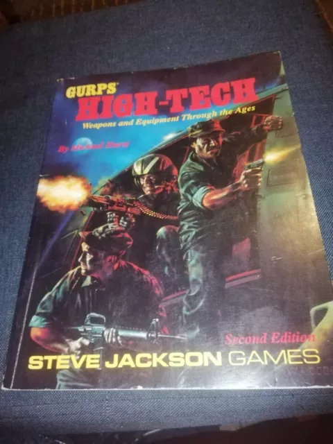 GURPS High-Tech 2nd Ed. Weapons & Equipment Through the Ages RPG Sourcebook