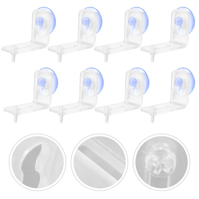 4 Sets silicone holder Aquarium Divider Suction Cup fish tank suction cup