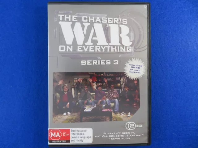 The Chasers Wars On Everything Series Season 3 - DVD - Region 4 - Fast Postage