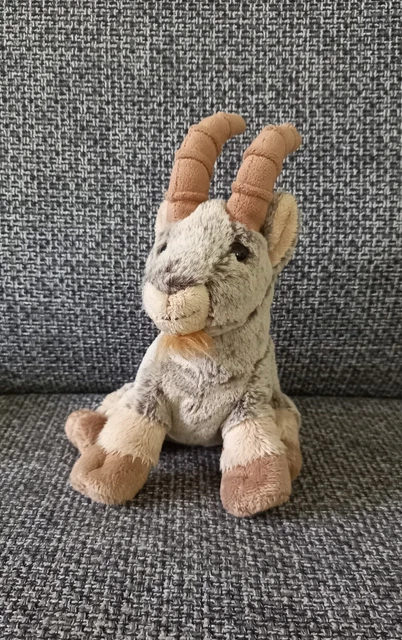 C6 Doudou Peluche Créations Dani Bouc Chamois 18 CM