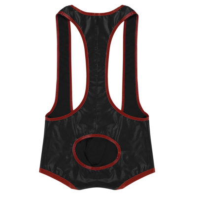 Men's Open Butts Briefs Jockstrap Mankini Bodysuit Underwear Wrestling Singlet 
