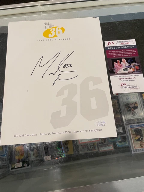 Maurkice Pouncey Steelers Signed To Jerome Bettis Grille 8.5 X 11 Stationery Jsa