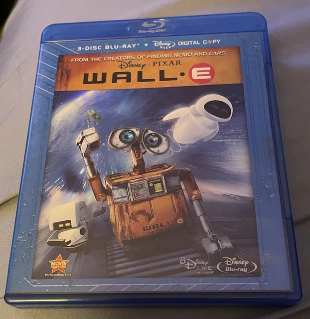 WALL-E BLU-RAY DVD Combo Three-Disc Set Disney Pixar Animated Kids