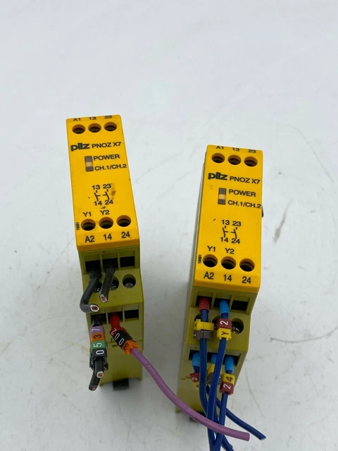 2pc x PILZ 774059 PNOZ X7 Industrial Relay