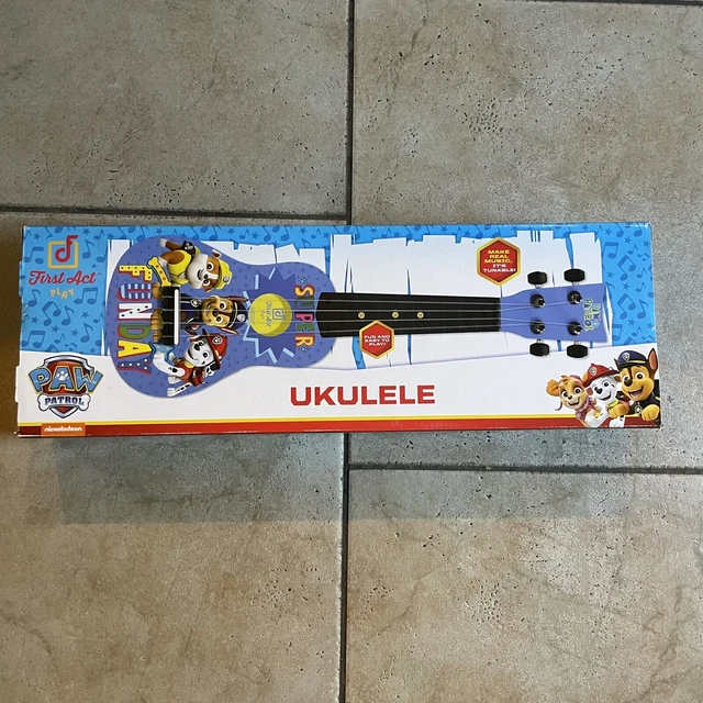 First Act 4 String Ukulele Paw Patrol New In Original Box -Small Guitar Toy First Act 4 String Ukulele Paw Patrol New In Original Box -Small Guitar Toy