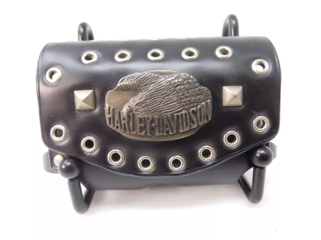 Vintage Harley Davidson Leather Case Pouch Belt Clip Utility 4" x 2.75" Phone