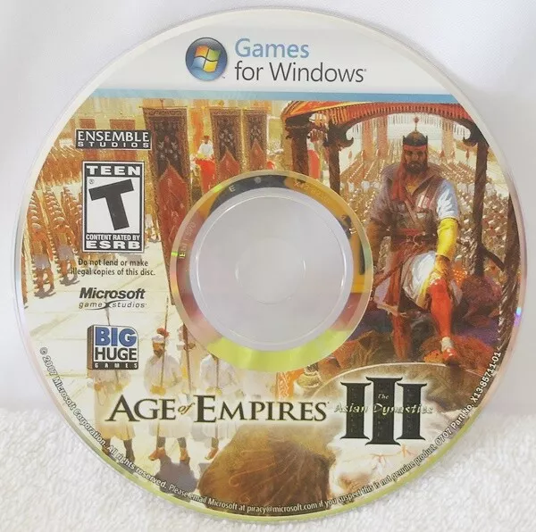Age Of Empires Iii: The Asian Dynasties - Pc Cd Games For Wndows - Disc Only