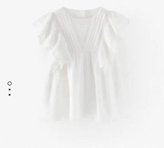 zara Baby Girl white dress 6-9m