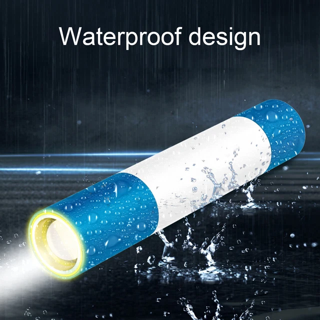 Lámpara de bicicleta, mango ergonómico, portátil, resistente a golpes, luz de hombro, LED