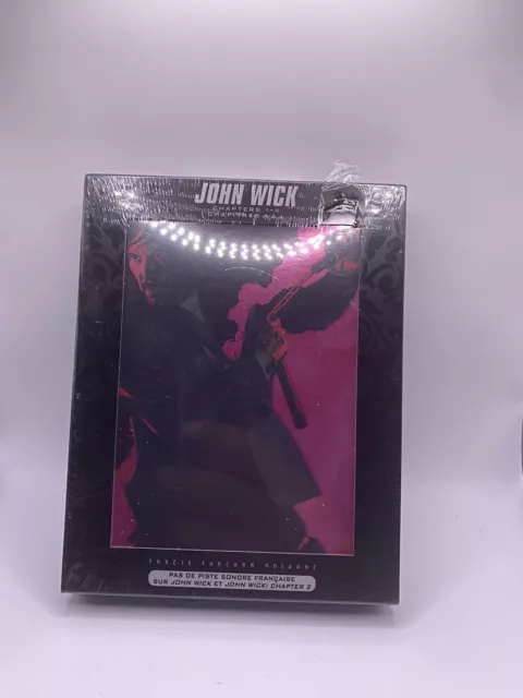 John Wick: Chapter 1-4 Collection (Blu-ray/DVD) NEW- Damaged slipcover