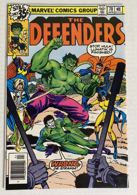 1979 Marvel Comics THE DEFENDERS #70: HULK, DR. STRANGE, VALKYRIE