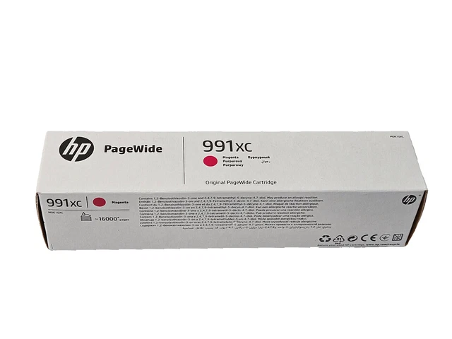 Cartuccia Originale HP 991XC Nero - Per PageWide P750, P770, P772, P77750, P77760 - M0K29XC
