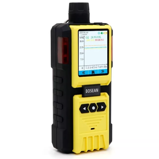 Portable Gas Detector Built-in pump 4 in 1 CH4 CO2V OC NH3 Gas analyzer K-600 3