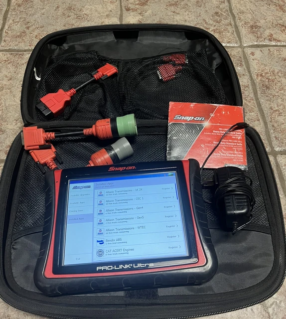 SNAP ON PRO Link Ultra Heavy Duty Diagnostic Scan Tool Kit EEHD18404 w