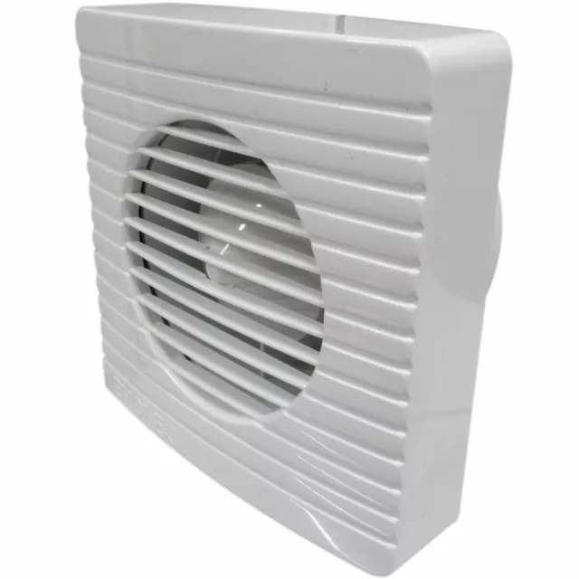 Ventilador extractor garaje baño de 4" / 100 mm con temporizador o estándar