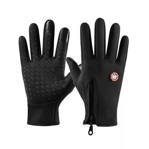 Guanti Ciclismo Inverno Invernali Anti Vento Impermeabili Bici Da Corsa Mtb - Xl