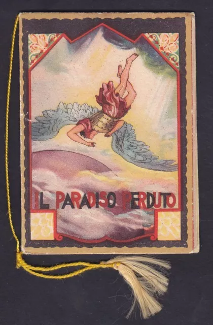 CALENDARIETTO 1947 IL PARADISO PERDUTO Illustr. DE BELLYS old pocket calendar