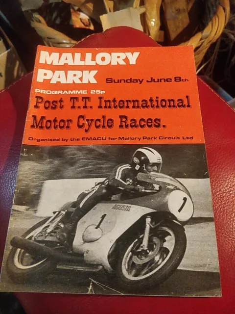 Lot Of 3 Mallory Park Post TT International Motorcycle Races 1975 1976 1978