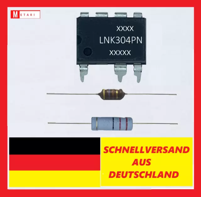 LNK304PN u. Widerstand 22 Ohm 3 Watt 5% u. HF Drossel 470µH , Aeg Whirlpool