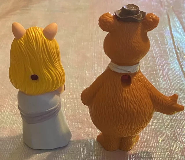 Vintage Muppet Show Player Fisher Price 1978 Jim Henson Fozzie Bear Miss Piggy 2