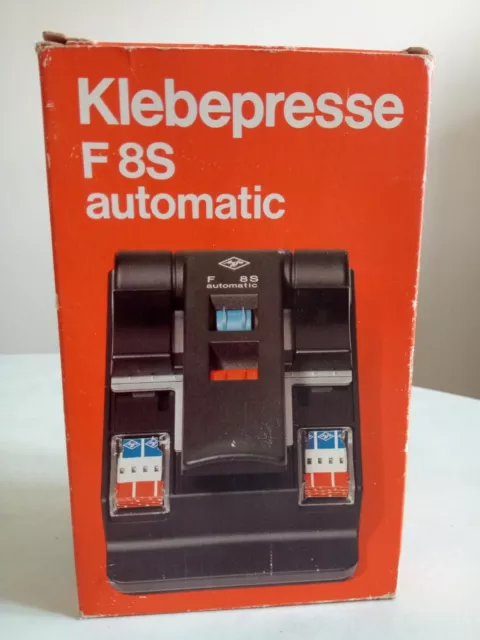 Vintage Agfa F8 S automatique ciné film Colleuse raccord Klebepresse