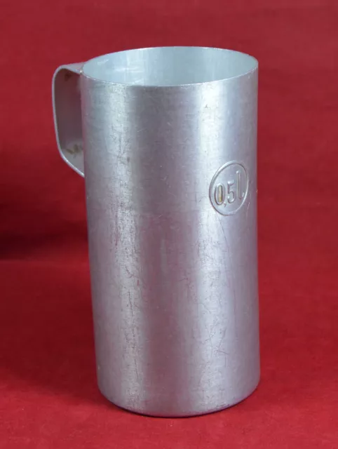 GERMAN WW2 WEHRMACHT SOLDIER ALUMINUM 0,5l CUP