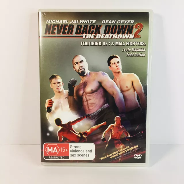 NEVER BACK DOWN 2 DVD 2011 UFC And MMA Fighters Like New Region