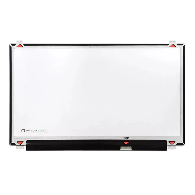 Écran LCD LED 15.6 Pouces LP156WHB-TPK1 - Résolution 1366x768, 30 Broches, Avec Fixations