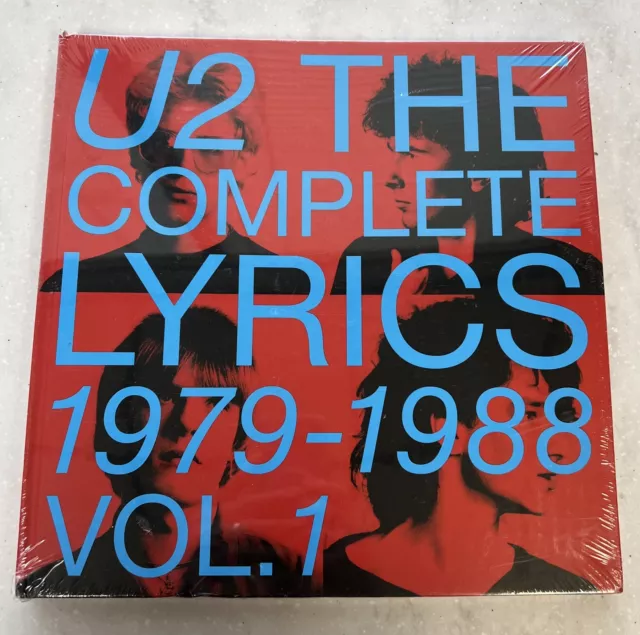 U2 The Complete Lyrics 1979-1988 Hardback Sealed Fan Club Only Edition